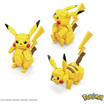 Mega Construx Pokemon Jumbo Pikachu Construction Set with character figures, Building Toys for Kids (825 Pieces) FVK81