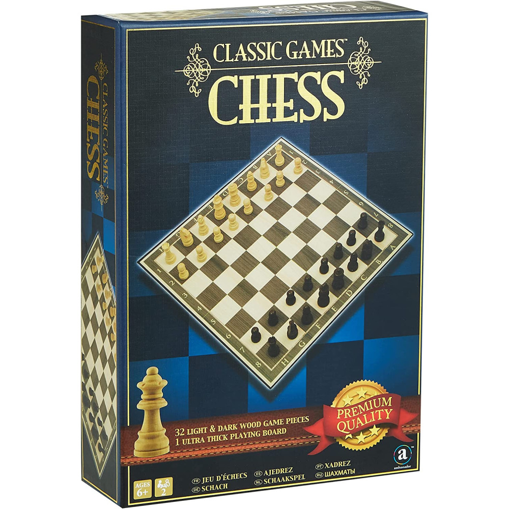 Merchant Ambasador Classic Wood Chess St001 Board Game