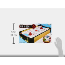 Merchant Ambassador Tabletop Air Hockey 20" Wood , Multi color , Age 6 and Up