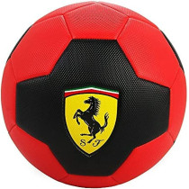 Mesuca Ferrari Soccer Ball, Black/Red