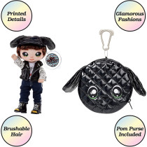 Mga Entertainment Na Na Na Surprise 2-In-1 Pom Doll- Metallic Series Style 4 1-Maxwell Dane Multicolor