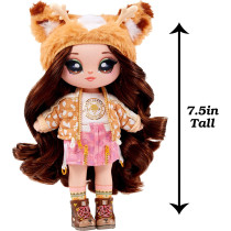 Mga Entertainment Na Na Na Surprise Camping Doll Myra Woods Deer Inspired 7.5" Fashion Doll With Brown Hair And PlUSh Deer Sleeping Bag, 2 In 1 Gift, Toy For Kids Ages 5 6 7 8+ Years, Multicolor