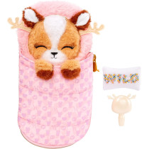 Mga Entertainment Na Na Na Surprise Camping Doll Myra Woods Deer Inspired 7.5" Fashion Doll With Brown Hair And PlUSh Deer Sleeping Bag, 2 In 1 Gift, Toy For Kids Ages 5 6 7 8+ Years, Multicolor