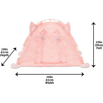 Mga Entertainment Na Na Na Surprise Kitty Cat Campground Tent Playset With 10+ Accessories, Toy For Kids Ages 5 6 7 8+ Years, Multicolor