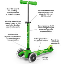 Micro Mini Deluxe Scooter - Green, Small