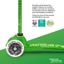 Micro Mini Deluxe Scooter - Green, Small