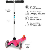 Mini Micro Classic Pink Scooter