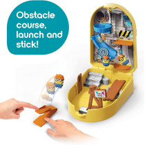 Minions: The Rise of Gru SplataEUR~EMS Construction Playset Toy, 2 Mini Minion Figures with Deluxe Launcher and Sticky Targets, Gift for Kids Ages 4 Years and Older