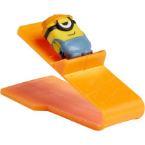 Minions: The Rise of Gru SplataEUR~EMS Construction Playset Toy, 2 Mini Minion Figures with Deluxe Launcher and Sticky Targets, Gift for Kids Ages 4 Years and Older