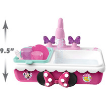 Minnie's Happy Helpers Magic Sink Set, Pretend Play Working Sink, Kids Kitchen Set Toys, by Just Play, Multi-color
