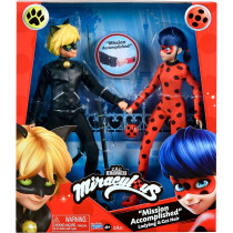 Miraculous: Tales of Ladybug and Cat Noir - Fashion Doll 2 Pack (60-50365) Black