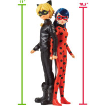 Miraculous: Tales of Ladybug and Cat Noir - Fashion Doll 2 Pack (60-50365) Black