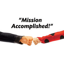 Miraculous: Tales of Ladybug and Cat Noir - Fashion Doll 2 Pack (60-50365) Black