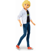 Miraculous: Tales of Ladybug and Cat Noir Adrien to Cat Noir, Secret Superhero Fashion Doll with Accessories 50358