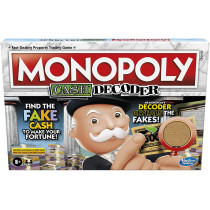 Monopoly Crooked Cash Board Game For Families and Kids Ages 8 and Up, Includes Mr. Monopoly's Decoder