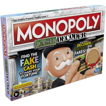 Monopoly Crooked Cash Board Game For Families and Kids Ages 8 and Up, Includes Mr. Monopoly's Decoder