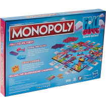 Monopoly Fall Guys Ultimate Knockout Edition Board Game for Players Ages 8 and Up, Dodge Interactive Obstacles, Includes Knockout Die