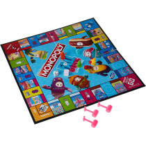 Monopoly Fall Guys Ultimate Knockout Edition Board Game for Players Ages 8 and Up, Dodge Interactive Obstacles, Includes Knockout Die