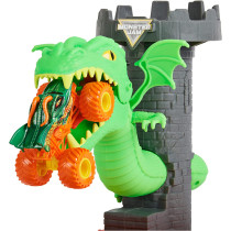 Monster Jam, Dueling Dragon Playset with Exclusive 1:64 Scale Dragon Monster Truck, Kids Toys for Boys Ages 3 and up