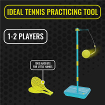 Mookie All Surface Early Fun Swingball, Set Of 1, Blue & Yellow, 37 X 46 X 10 Cm