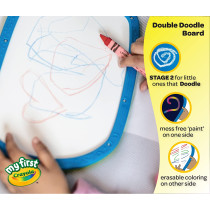 My First Crayola Double Doodle Board, Drawing Tablet, Toddler Toy, Gift, Assorted Colors