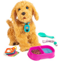 My Fuzzy Friend Moji Interactive Labradoodle - Plush Interactive Dog Toy for Boys and Girls, Loveable and Lifelike Companion Pet