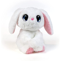 My Fuzzy Friend Poppy The Snuggling Bunny , White