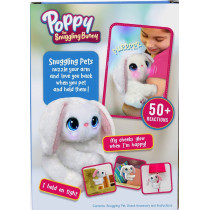 My Fuzzy Friend Poppy The Snuggling Bunny , White
