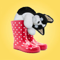 My Fuzzy Friend Tucker Sleepy Puppy , Brown