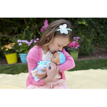 My Garden Baby Hbh38 My First Baby Butterfly Doll (23-cm / 9-In), Soft Body With Plush Wings, Blue, Great Gift For Kids 18M+, BlEU
