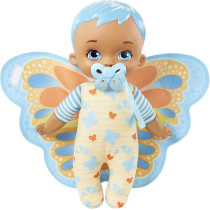 My Garden Baby Hbh38 My First Baby Butterfly Doll (23-cm / 9-In), Soft Body With Plush Wings, Blue, Great Gift For Kids 18M+, BlEU