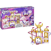My Little Pony: A New Generation Lights Shimmer Action Movie Toy - 22-Inch Light Up Playset Castle, 2 Ponies, Ziplines, Multicolor