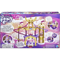 My Little Pony: A New Generation Lights Shimmer Action Movie Toy - 22-Inch Light Up Playset Castle, 2 Ponies, Ziplines, Multicolor