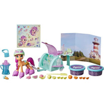My Little Pony: A New Generation Movie Story Scenes Mix And Make Sunny Starscout - Toy With Compound, 25 Accessories, 3-Inch Pony (Accessory Colors May Vary)
