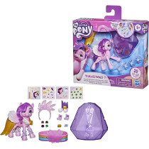 My Little Pony: A New Generation.Movie Crystal Adventure Princess Pipp Petals. 3 Inch Pink Pony Toy, Surprise Accessories, Friendship Bracelet, Multicolour, F2453