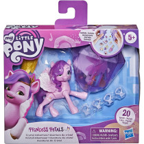 My Little Pony: A New Generation.Movie Crystal Adventure Princess Pipp Petals. 3 Inch Pink Pony Toy, Surprise Accessories, Friendship Bracelet, Multicolour, F2453
