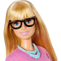 Barbie Teacher Doll - Blonde, with 10 Teaching Accessories, GJC23