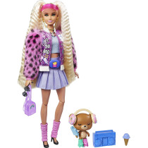 Barbie Extra Doll Blonde Pigtails, Gift For Kids 3 Years Old & Up Gyj77, Multi Colour