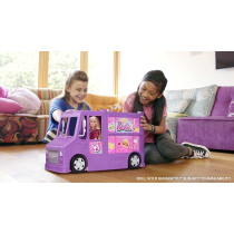 Barbie Fresh 'N' Fun Food Truck Opens To CookingAreas With 30+ Realistic Play Piece, For Ages 3 Years Old & Up gmw07