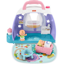 Fisher Price Little People Cuddle & Play Nursery, Portable Nursery Play Set For Toddlers And Preschool Kids Up To Age 5 Gkp70, Multi-Colour