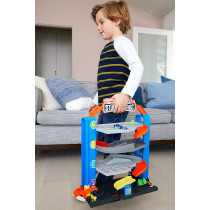 Hot Wheels City Stunt Garage Play Set, Gift Idea For Ages 3 To 8 Years, With Elevator To Upper Levels Gnl70
