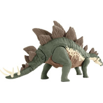 Jurassic World Camp Cretaceous Mega Destroyers Stegosaurus Dinosaur Action Figure, Toy Gift with Movable Joints, Attack and Breakout Feature