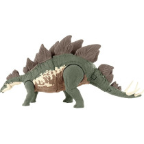 Jurassic World Camp Cretaceous Mega Destroyers Stegosaurus Dinosaur Action Figure, Toy Gift with Movable Joints, Attack and Breakout Feature