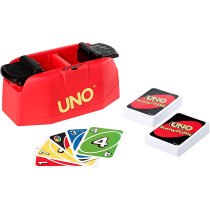 Uno Showdown Quick Draw Family Card Game With 112 Cards & Uno Showdown Unit For Ages 7 Years Old & Up, Family Or Adult Game Night Gkc04