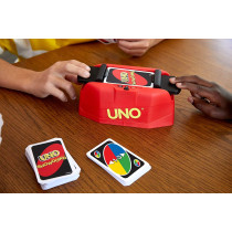 Uno Showdown Quick Draw Family Card Game With 112 Cards & Uno Showdown Unit For Ages 7 Years Old & Up, Family Or Adult Game Night Gkc04