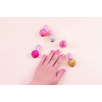 3C4G Three Cheers for Girls Pink & Gold Hexagon nail polish Pack of 5