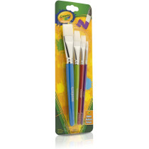 4Ct Flat Brush Set