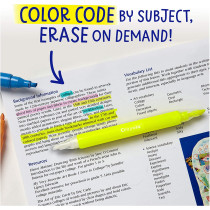 6 Ct. Take Note! Erasable Highlighters