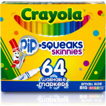 64 Ct. Washable Pip-Squeaks Skinnies Markers