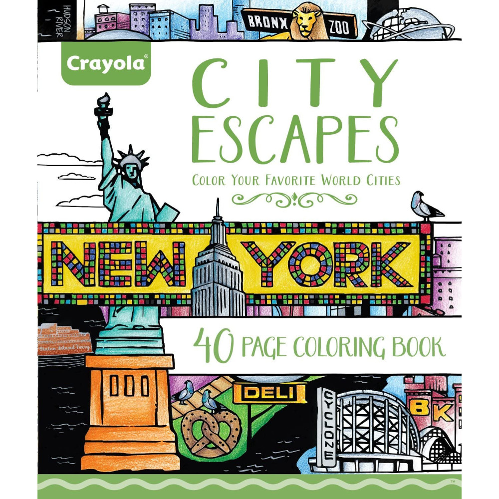 Adult Coloring, City Escapes Coloring Books
